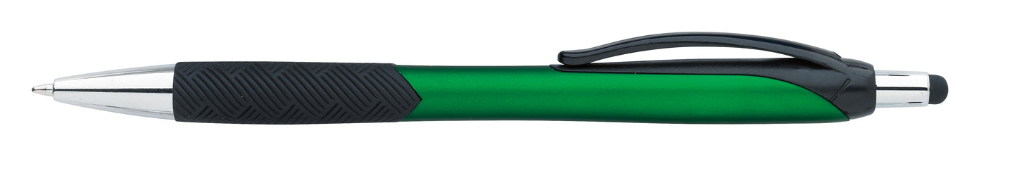 Metallic Pattern Grip Stylus Pen