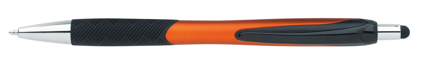Metallic Pattern Grip Stylus Pen