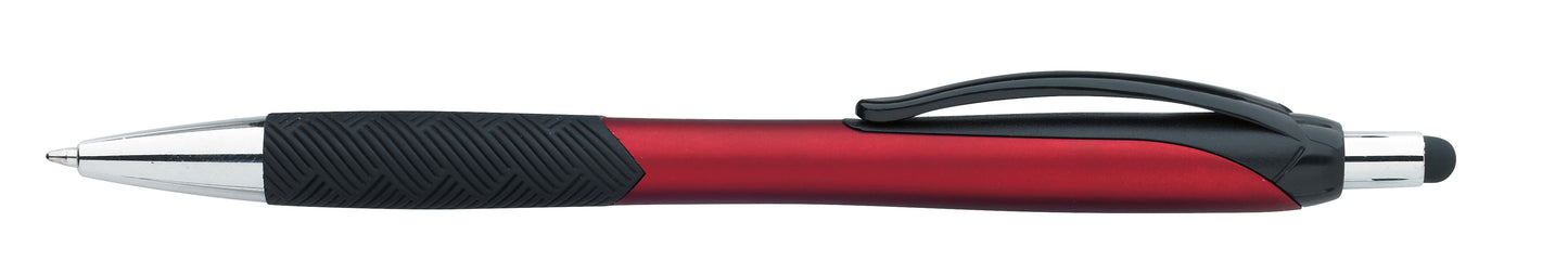 Metallic Pattern Grip Stylus Pen