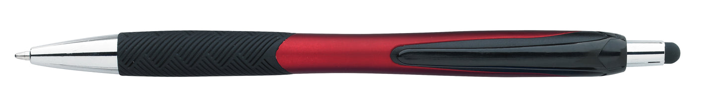 Metallic Pattern Grip Stylus Pen