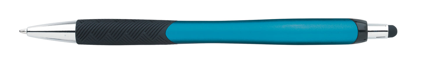 Metallic Pattern Grip Stylus Pen
