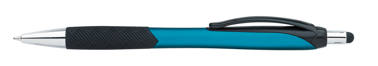 Metallic Pattern Grip Stylus Pen