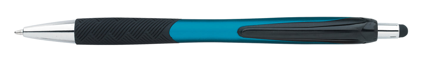 Metallic Pattern Grip Stylus Pen