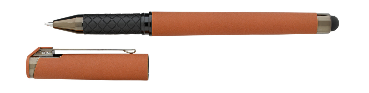 Custom logo Cali Stylus Gunmetal Suede RABS Pen