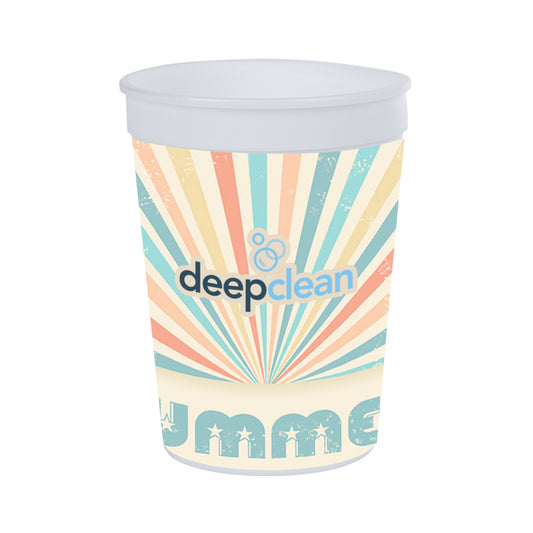 Custom logo 12 Oz. Full Color Big Game Stadium Cup