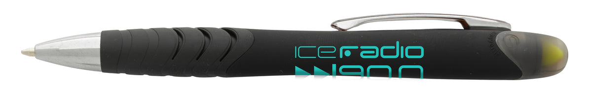 Custom logo Soft-Touch Jalan Highlighter Pen Combo