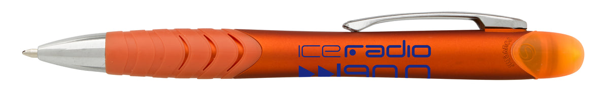 Custom logo Soft-Touch Jalan Highlighter Pen Combo