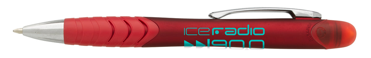 Custom logo Soft-Touch Jalan Highlighter Pen Combo