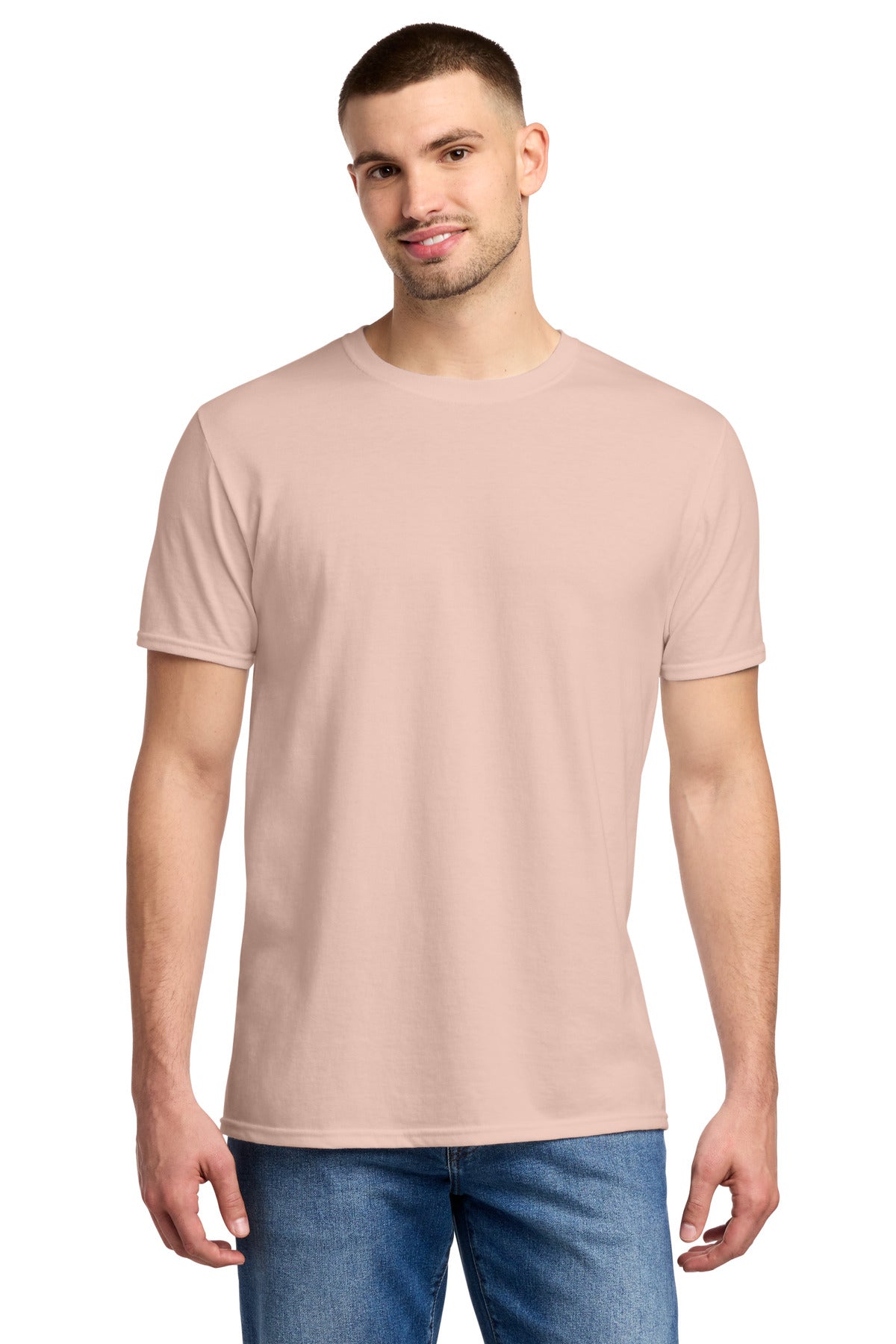 Custom logo Jerzees® Premium Blend Ring Spun T-Shirt 560M in Blush Pink