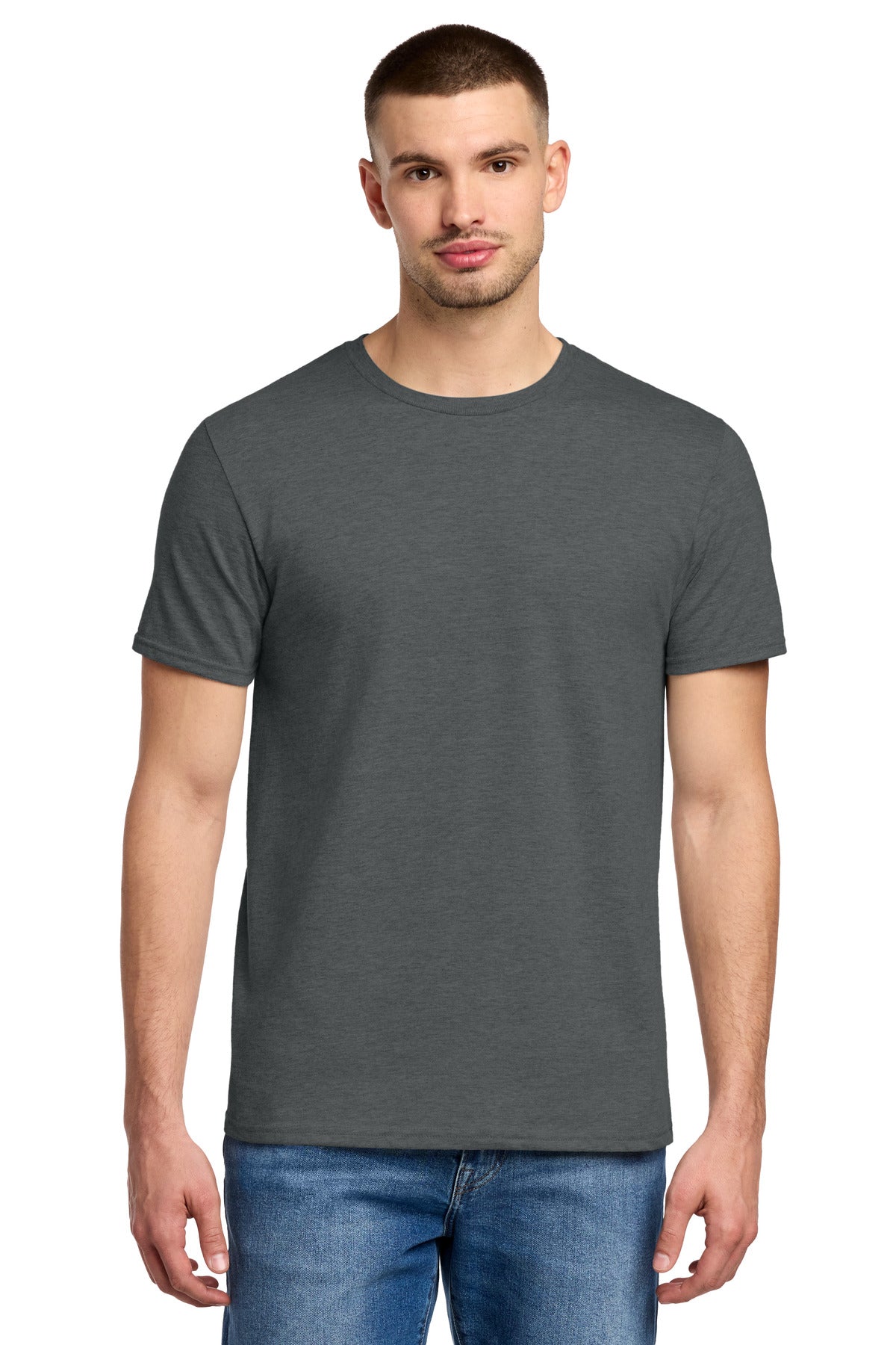 Custom logo Jerzees® Premium Blend Ring Spun T-Shirt 560M in Charcoal Heather