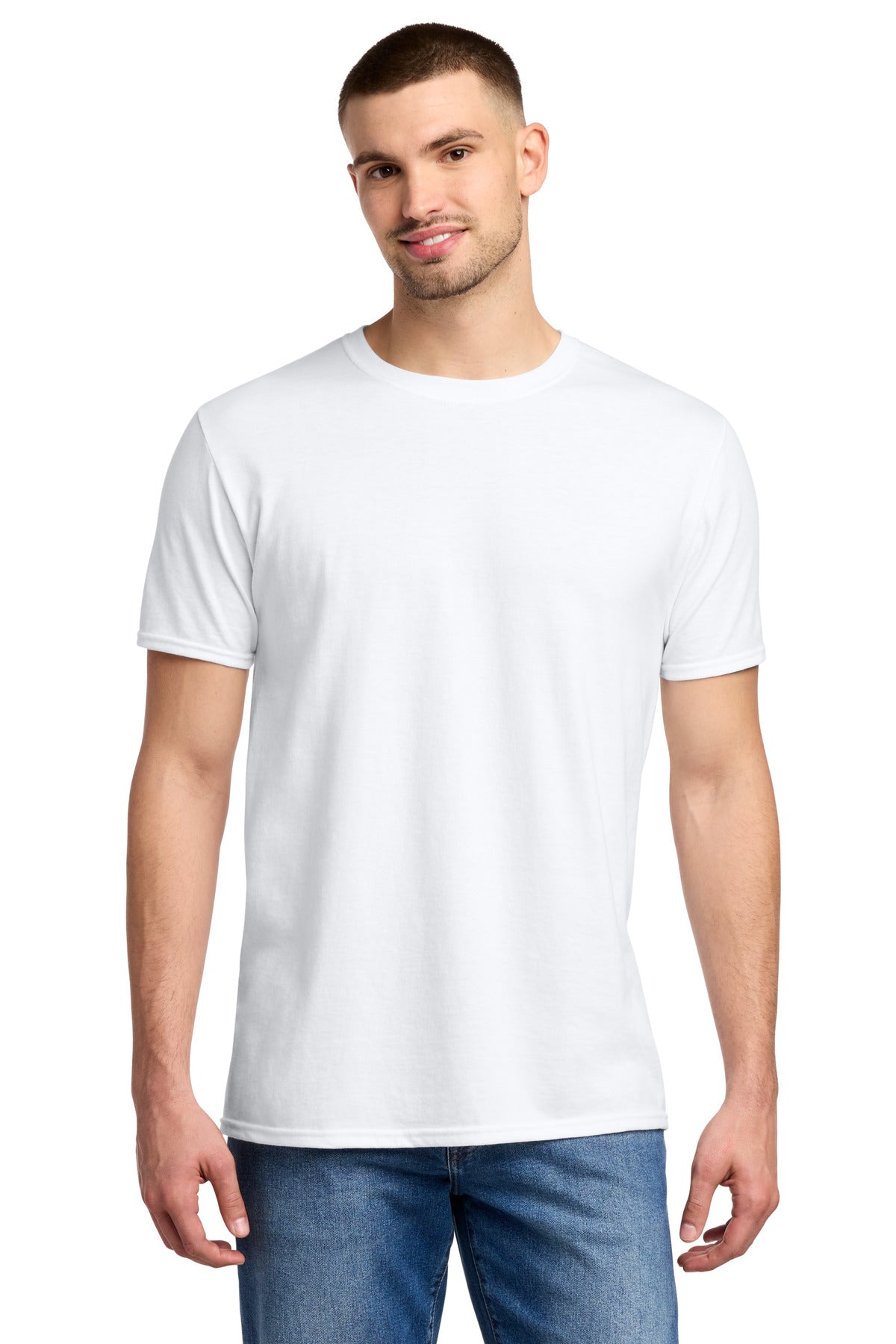 Custom logo Jerzees® Premium Blend Ring Spun T-Shirt 560M in White
