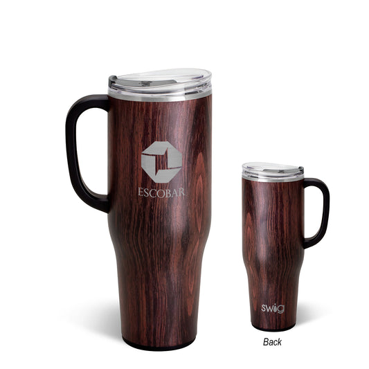 Custom logo 40 Oz. Swig Life™ Bourbon Barrel Mega Mug