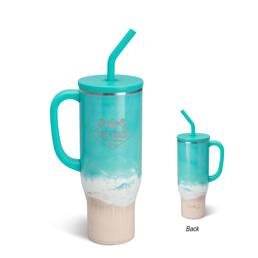 Custom logo 30 Oz. Swig Life™ High Tide Mega Mug