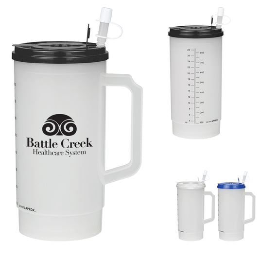 Custom logo 32 Oz. Medical Tumbler With Measurements