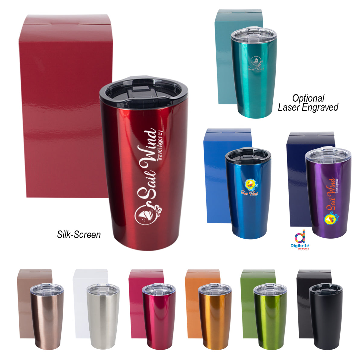 20 Oz. Himalayan Recycled Tumbler With Matching Custom Box