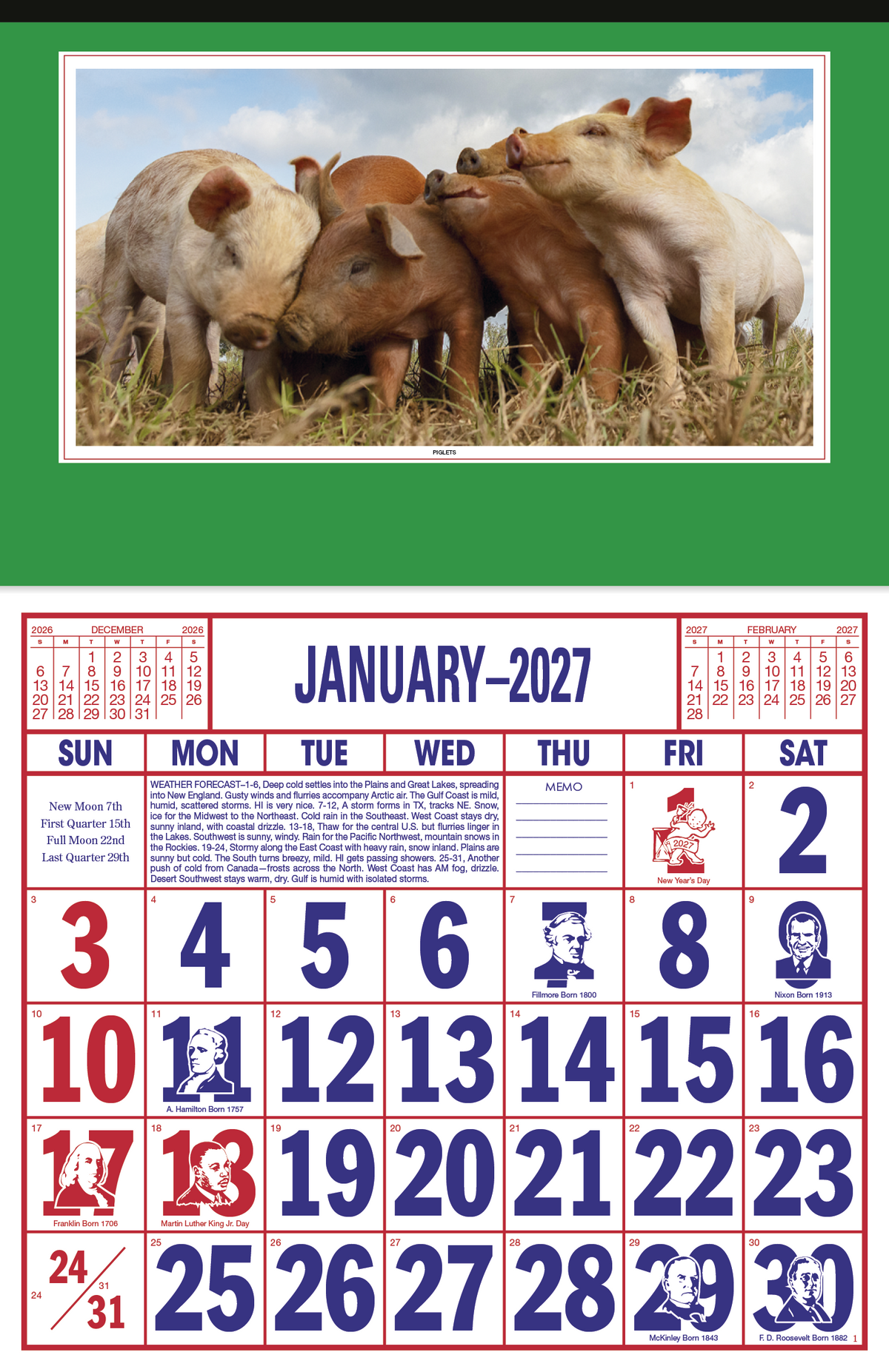 Custom logo Large Everyday Farm Memo
