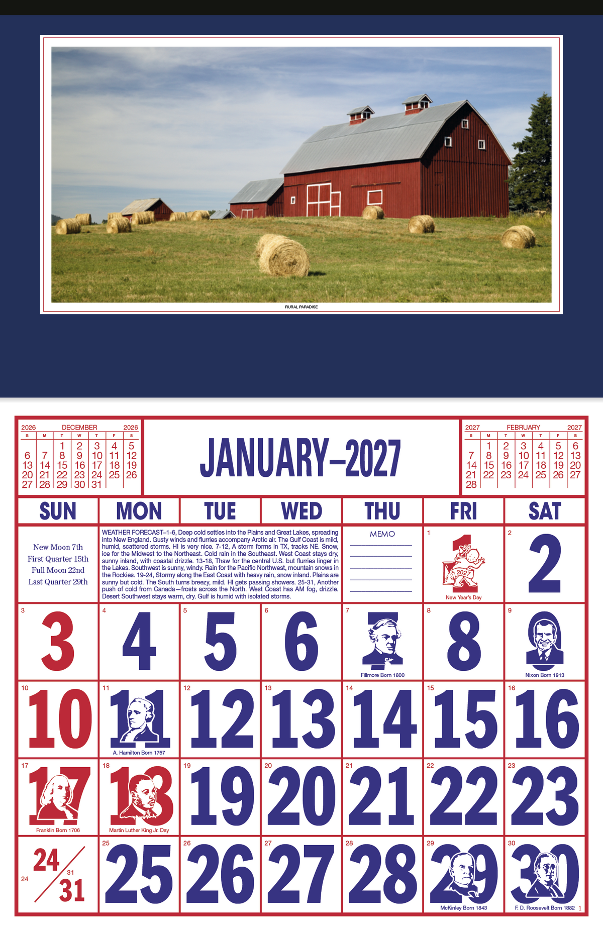 Custom logo Large Everyday Farm Memo