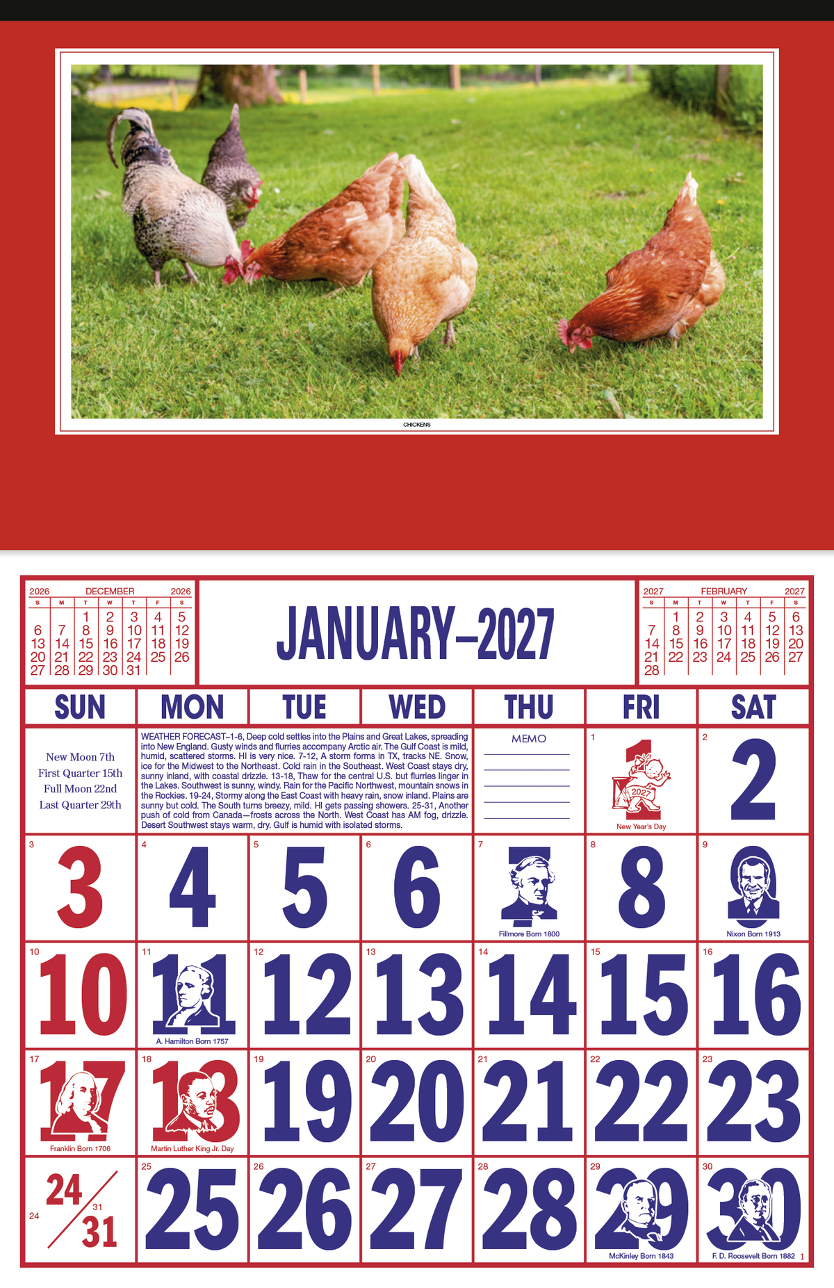 Custom logo Large Everyday Farm Memo