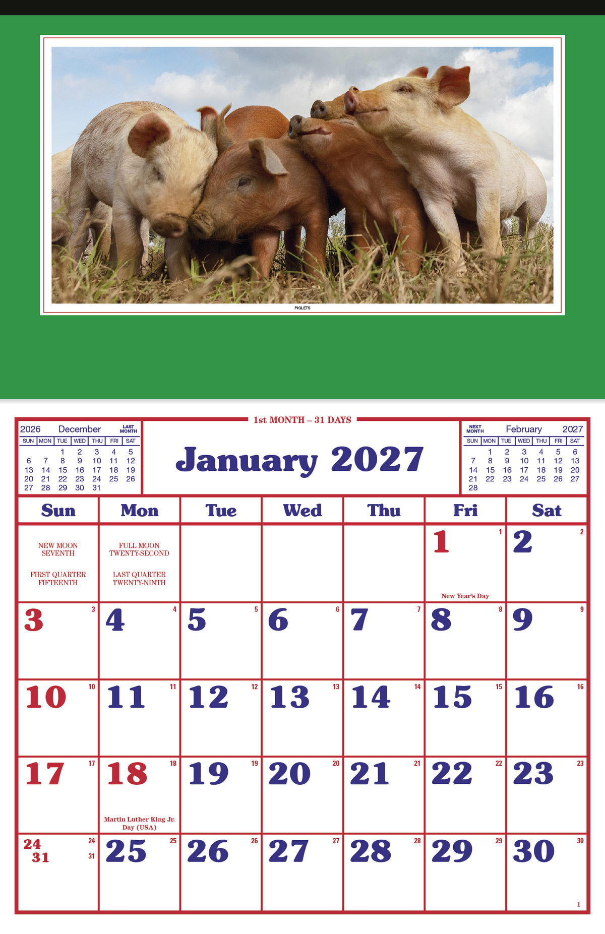 Custom logo Large Everyday Farm Memo