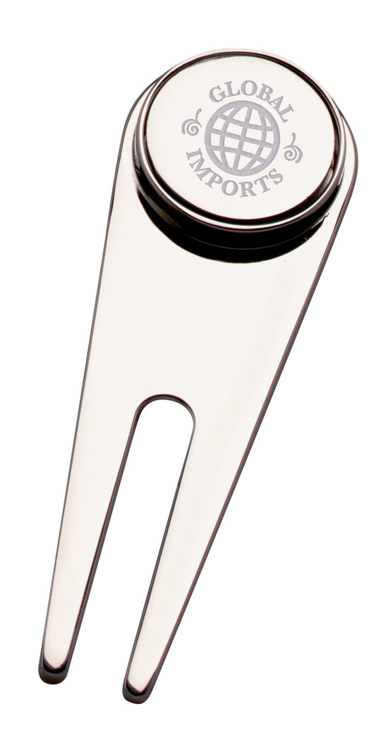 Custom logo Magnetic Divot Repair Tool with Ball Marker