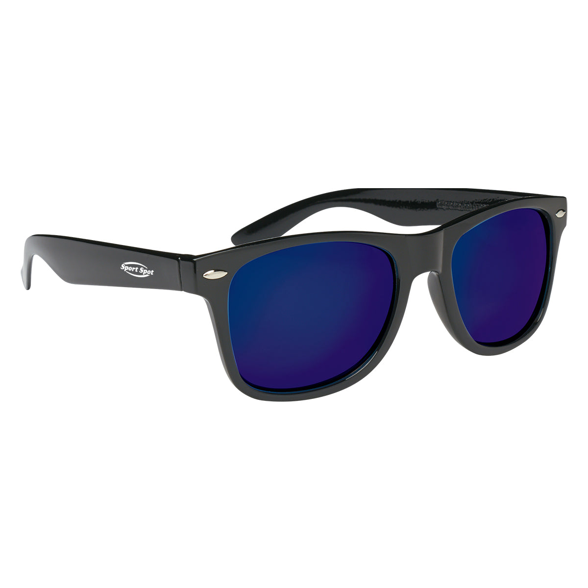 Custom logo Mirrored Malibu Sunglasses