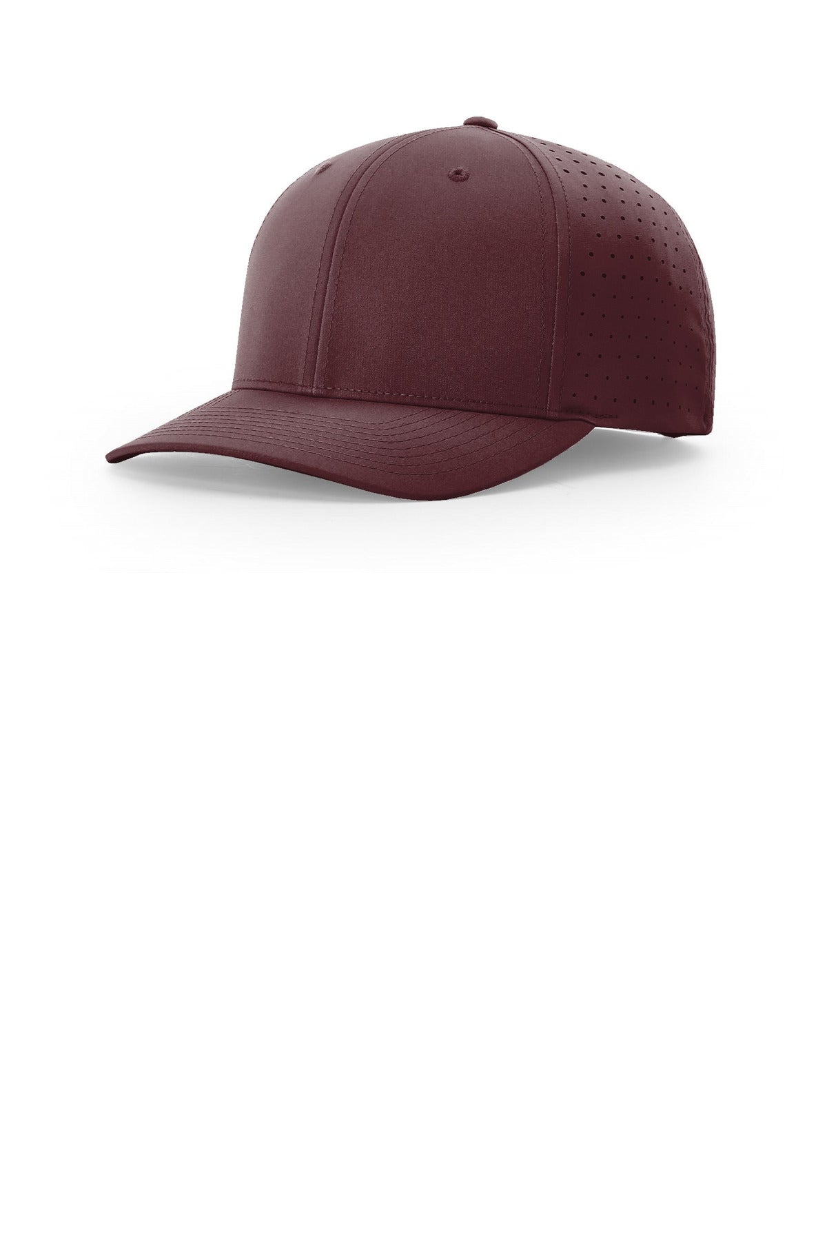 Custom logo Richardson Laser Perf R-Flex Snapback 632 in Maroon