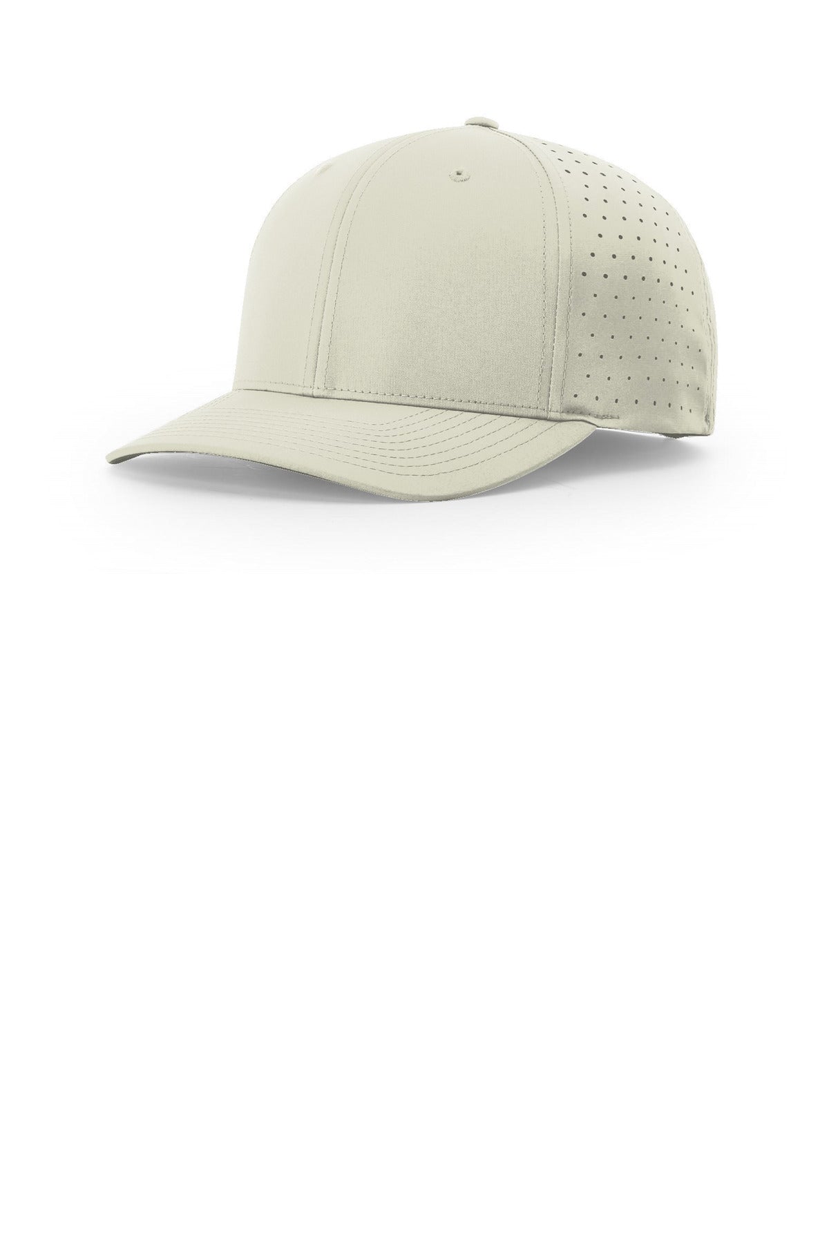 Custom logo Richardson Laser Perf R-Flex Snapback 632 in Oat Milk