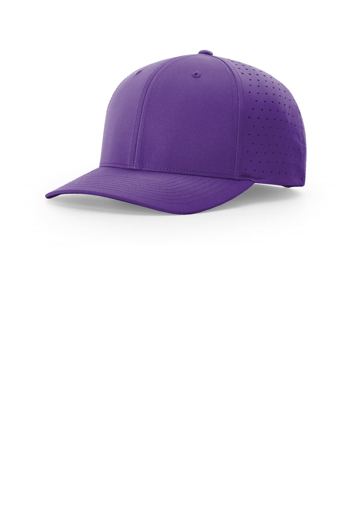 Custom logo Richardson Laser Perf R-Flex Snapback 632 in Purple