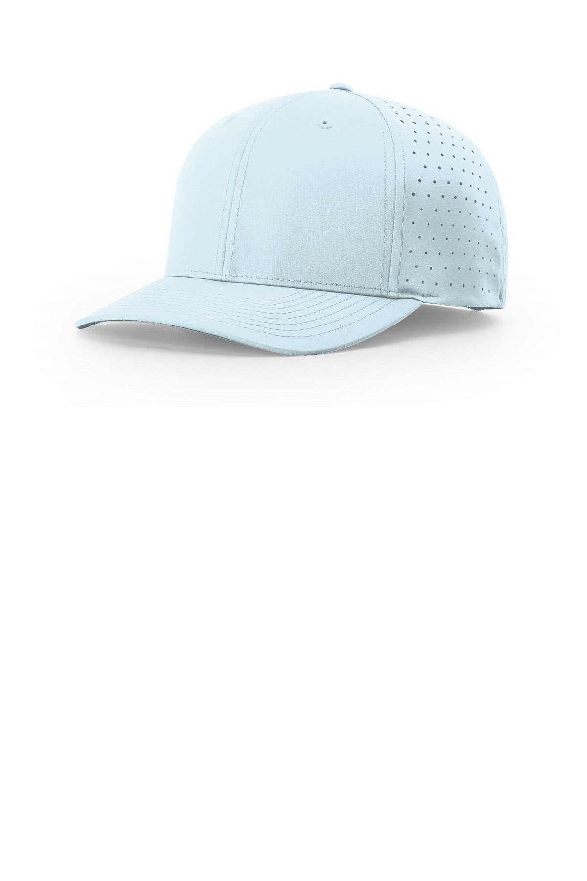 Custom logo Richardson Laser Perf R-Flex Snapback 632 in Soft Blue