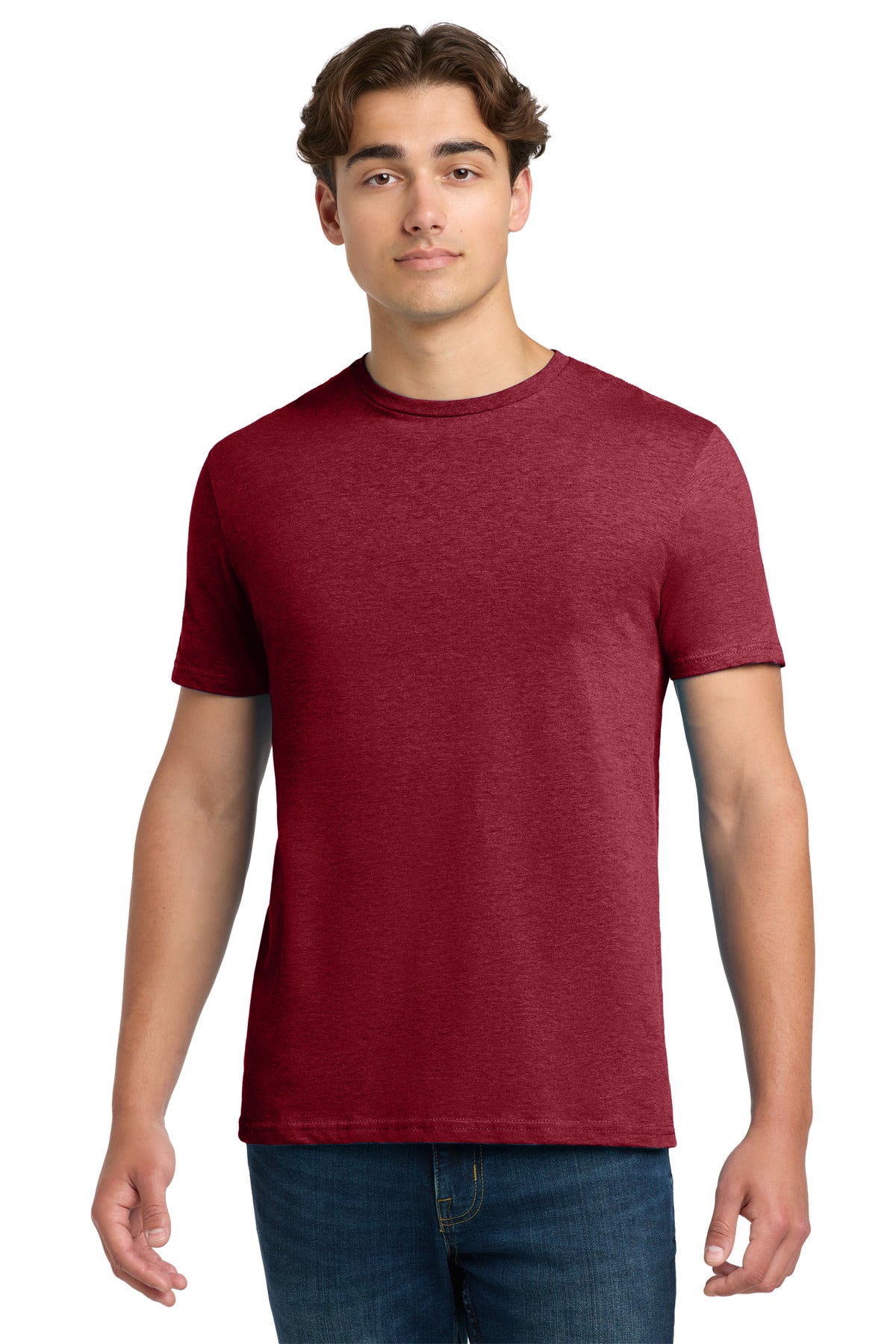Custom logo Gildan Softstyle® T-Shirt. 64000 in Antique Cherry Red