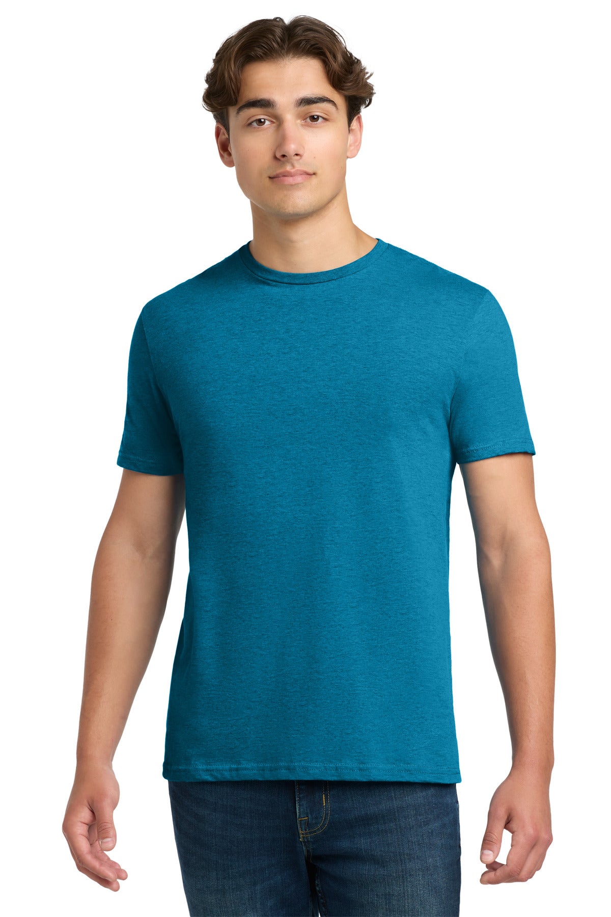 Custom logo Gildan Softstyle® T-Shirt. 64000 in Antique Sapphire