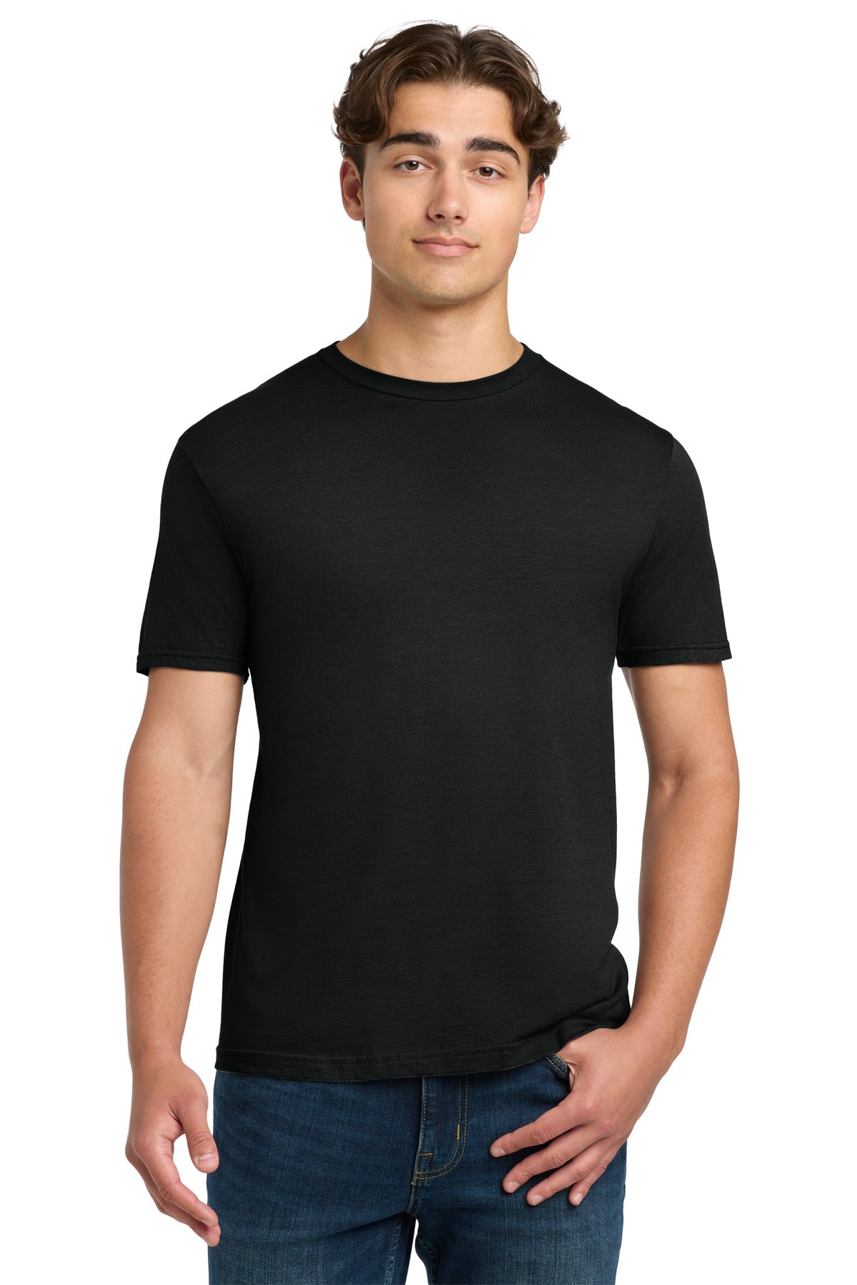 Custom logo Gildan Softstyle® T-Shirt. 64000 in Black