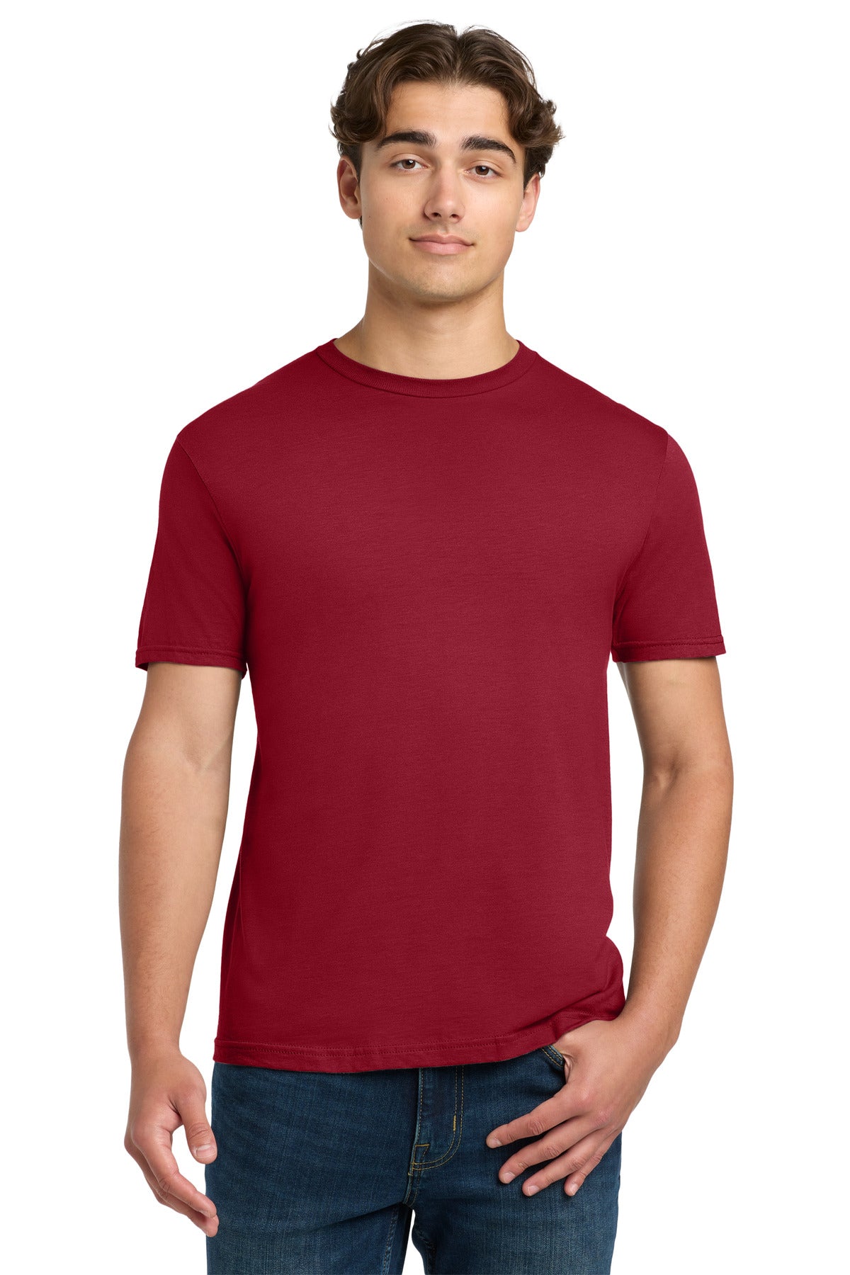 Custom logo Gildan Softstyle® T-Shirt. 64000 in Cherry Red
