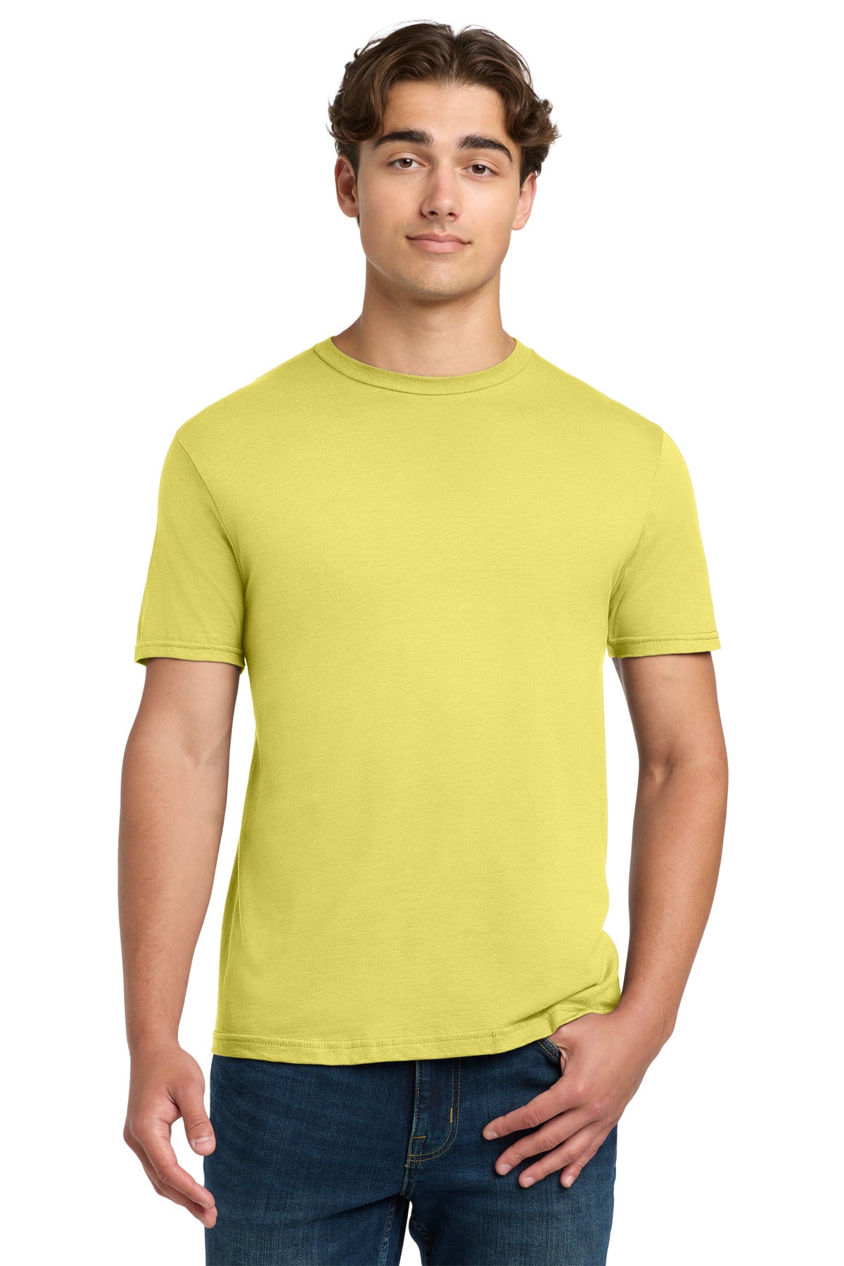 Custom logo Gildan Softstyle® T-Shirt. 64000 in Cornsilk