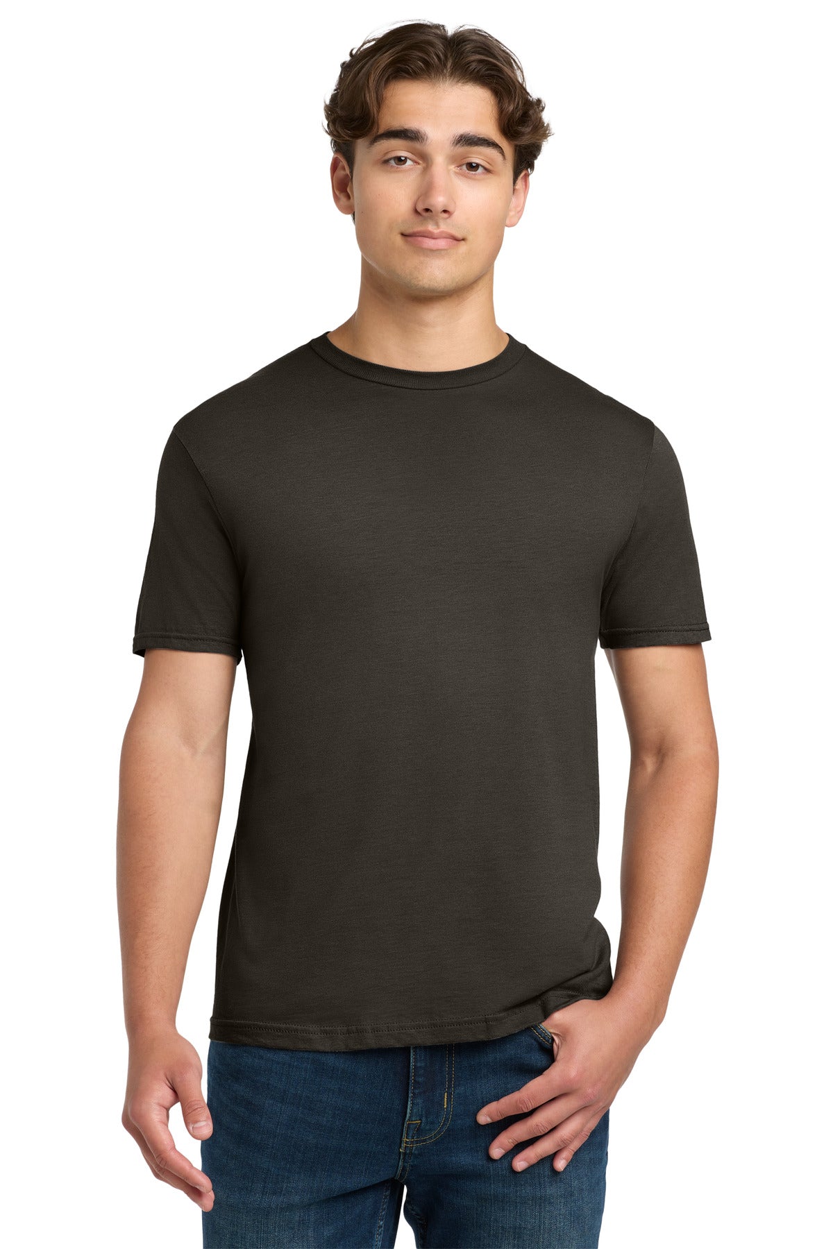 Custom logo Gildan Softstyle® T-Shirt. 64000 in Dark Chocolate