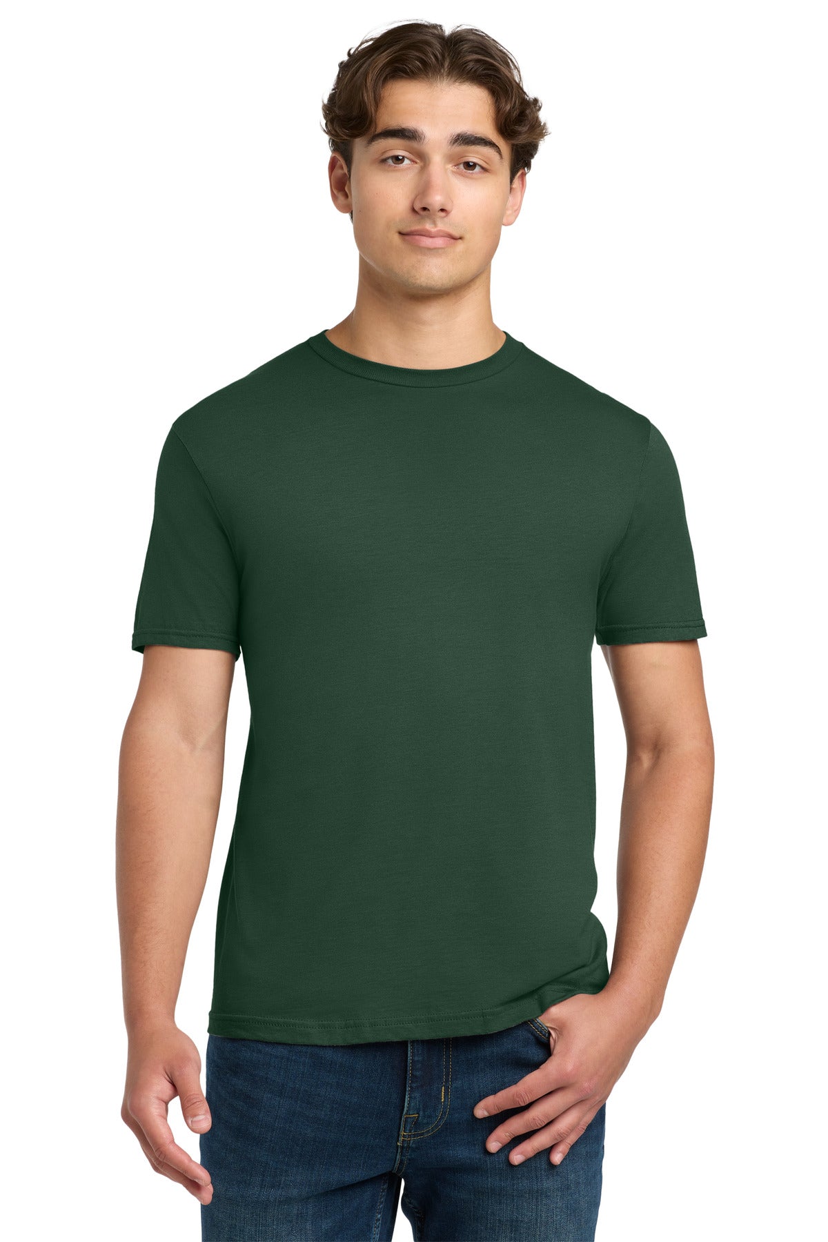 Custom logo Gildan Softstyle® T-Shirt. 64000 in Fan Dark Green