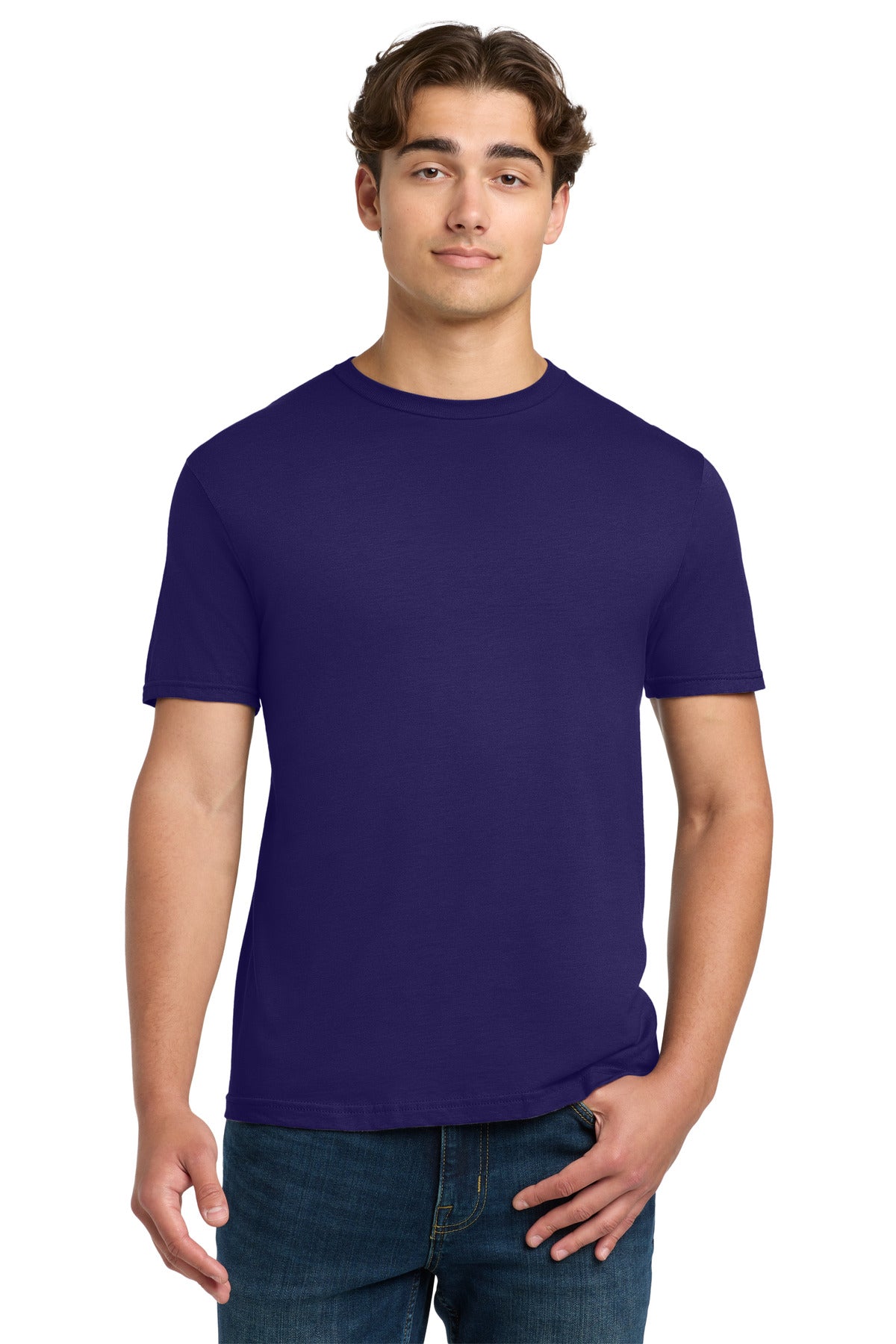 Custom logo Gildan Softstyle® T-Shirt. 64000 in Fan Dark Purple