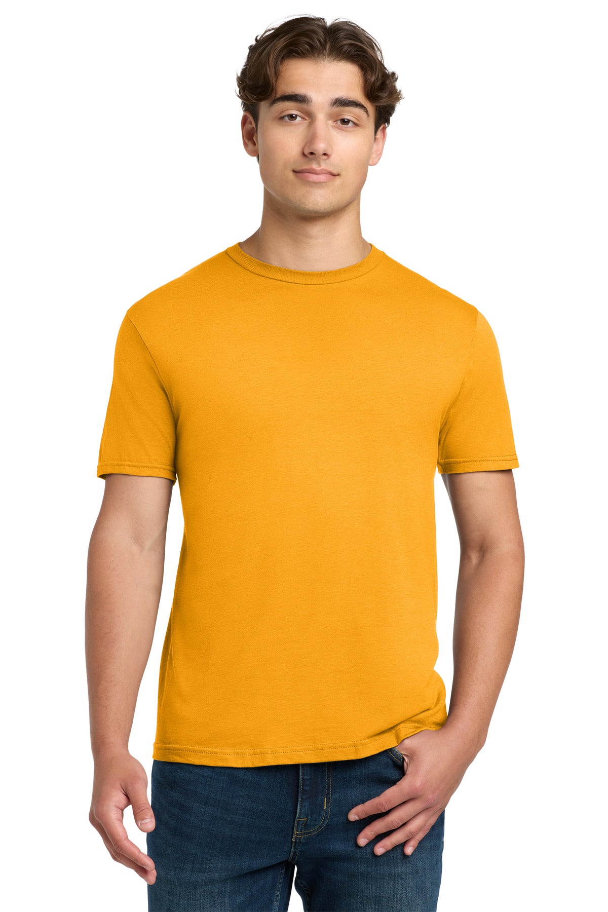 Custom logo Gildan Softstyle® T-Shirt. 64000 in Gold
