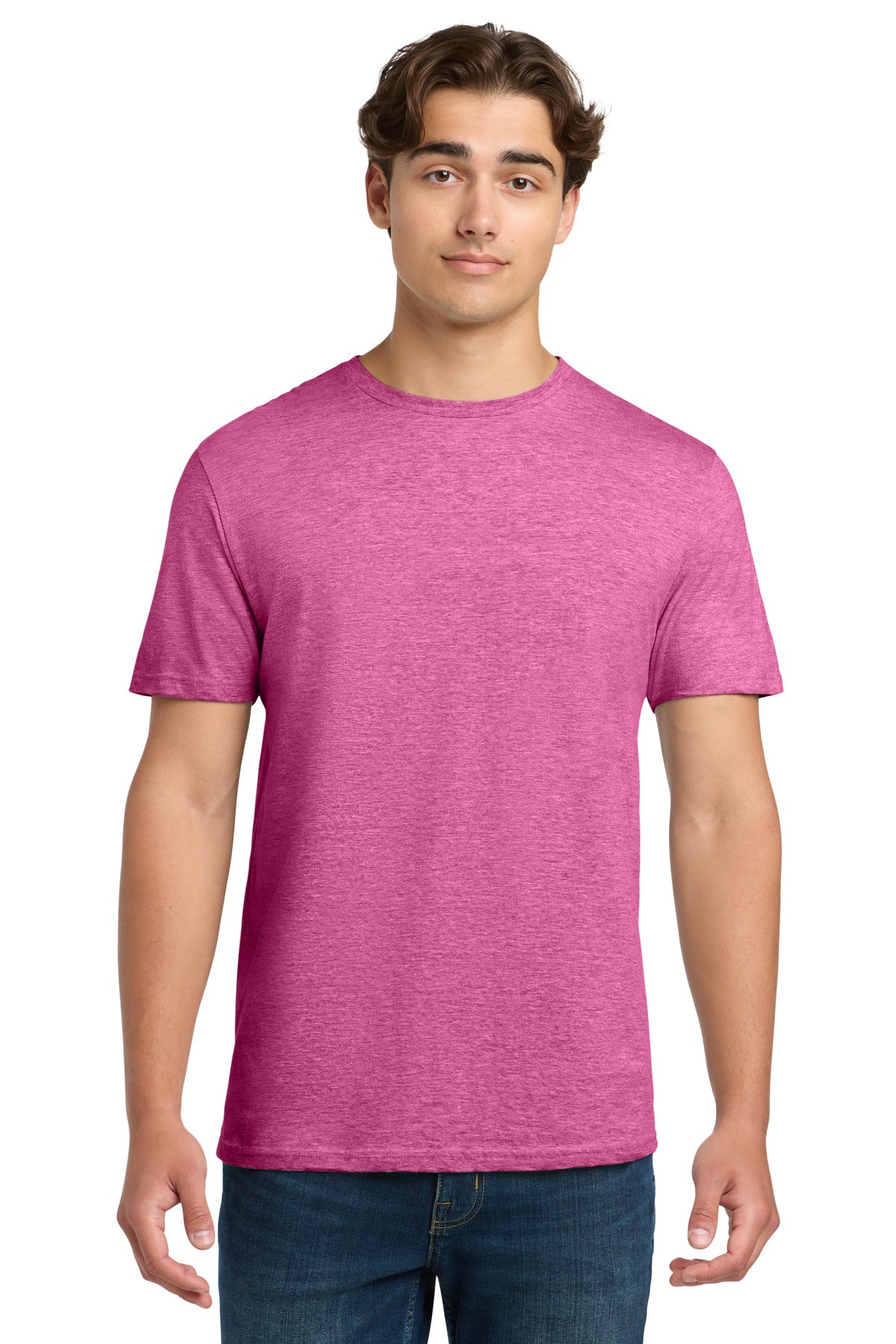 Custom logo Gildan Softstyle® T-Shirt. 64000 in Heather Heliconia
