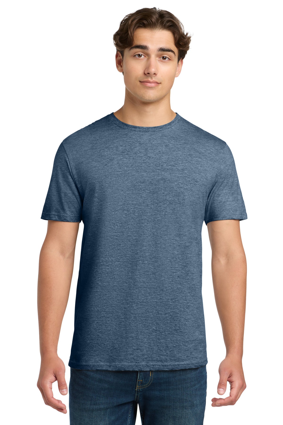Custom logo Gildan Softstyle® T-Shirt. 64000 in Heather Indigo