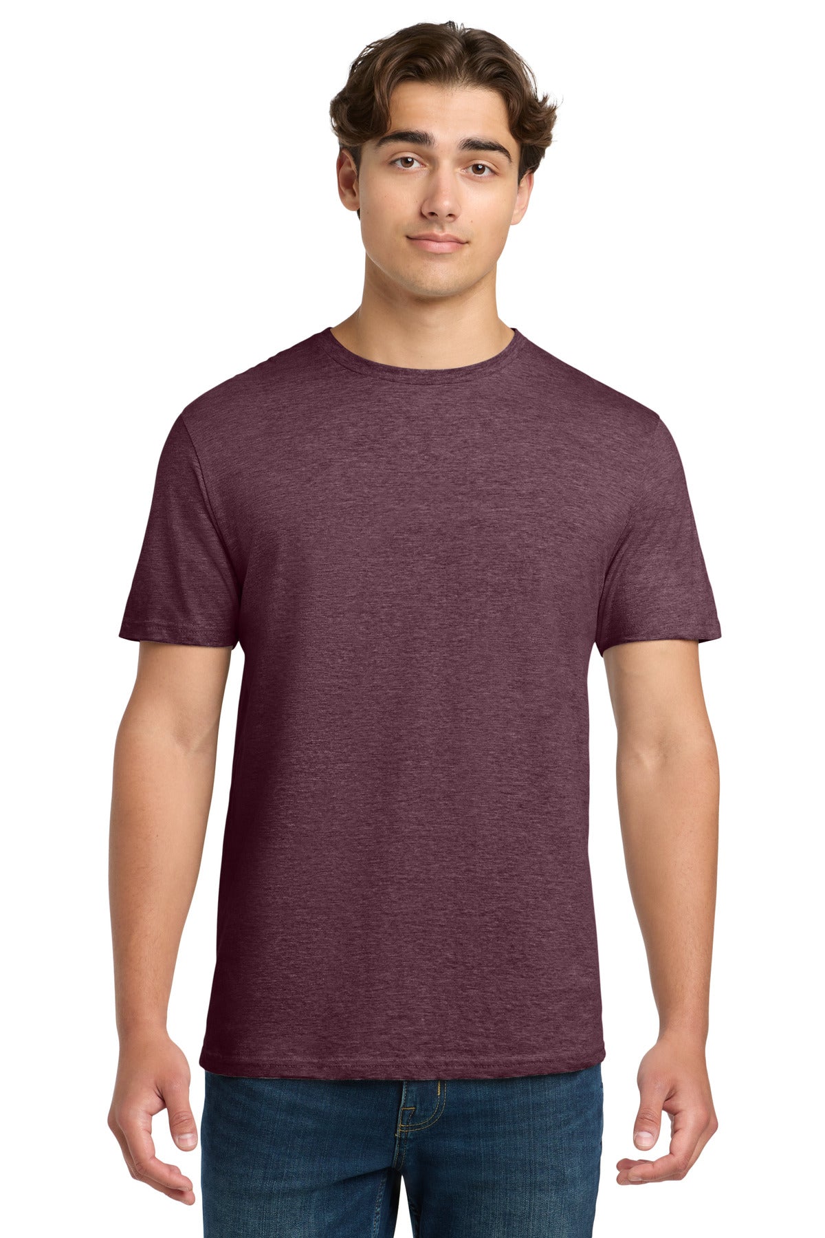 Custom logo Gildan Softstyle® T-Shirt. 64000 in Heather Maroon