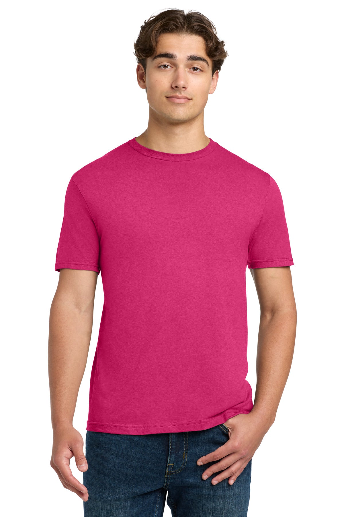 Custom logo Gildan Softstyle® T-Shirt. 64000 in Heliconia