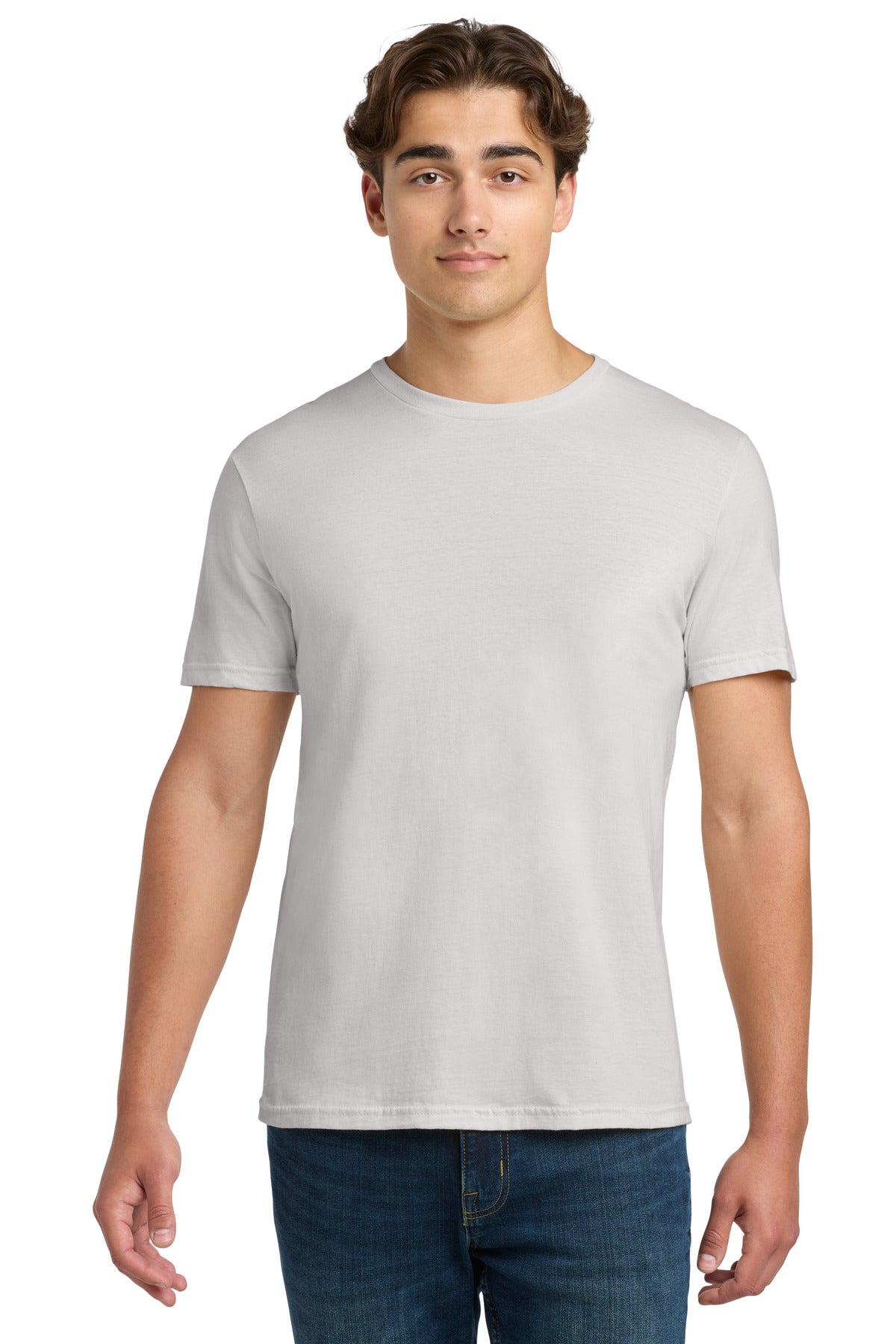 Custom logo Gildan Softstyle® T-Shirt. 64000 in Ice Grey