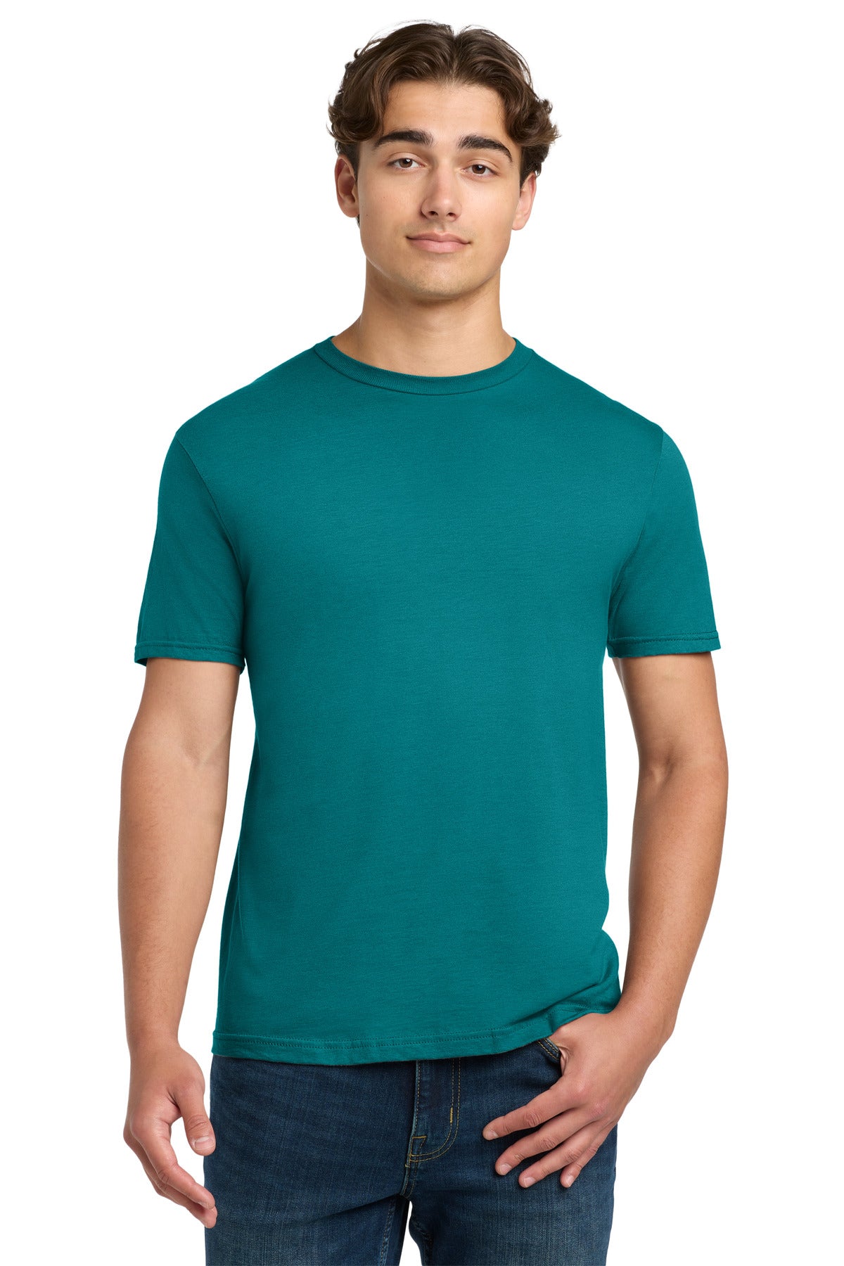 Custom logo Gildan Softstyle® T-Shirt. 64000 in Jade Dome