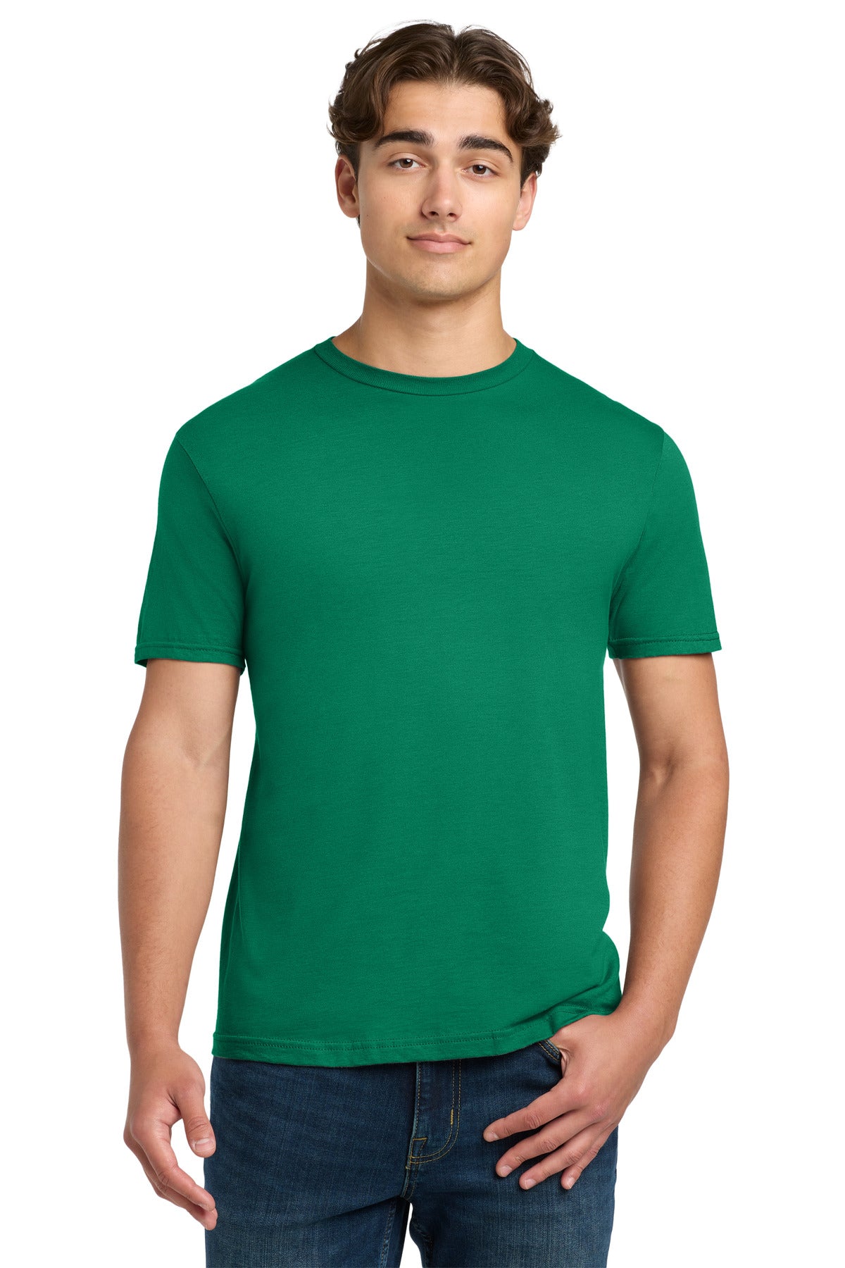 Custom logo Gildan Softstyle® T-Shirt. 64000 in Kelly Green