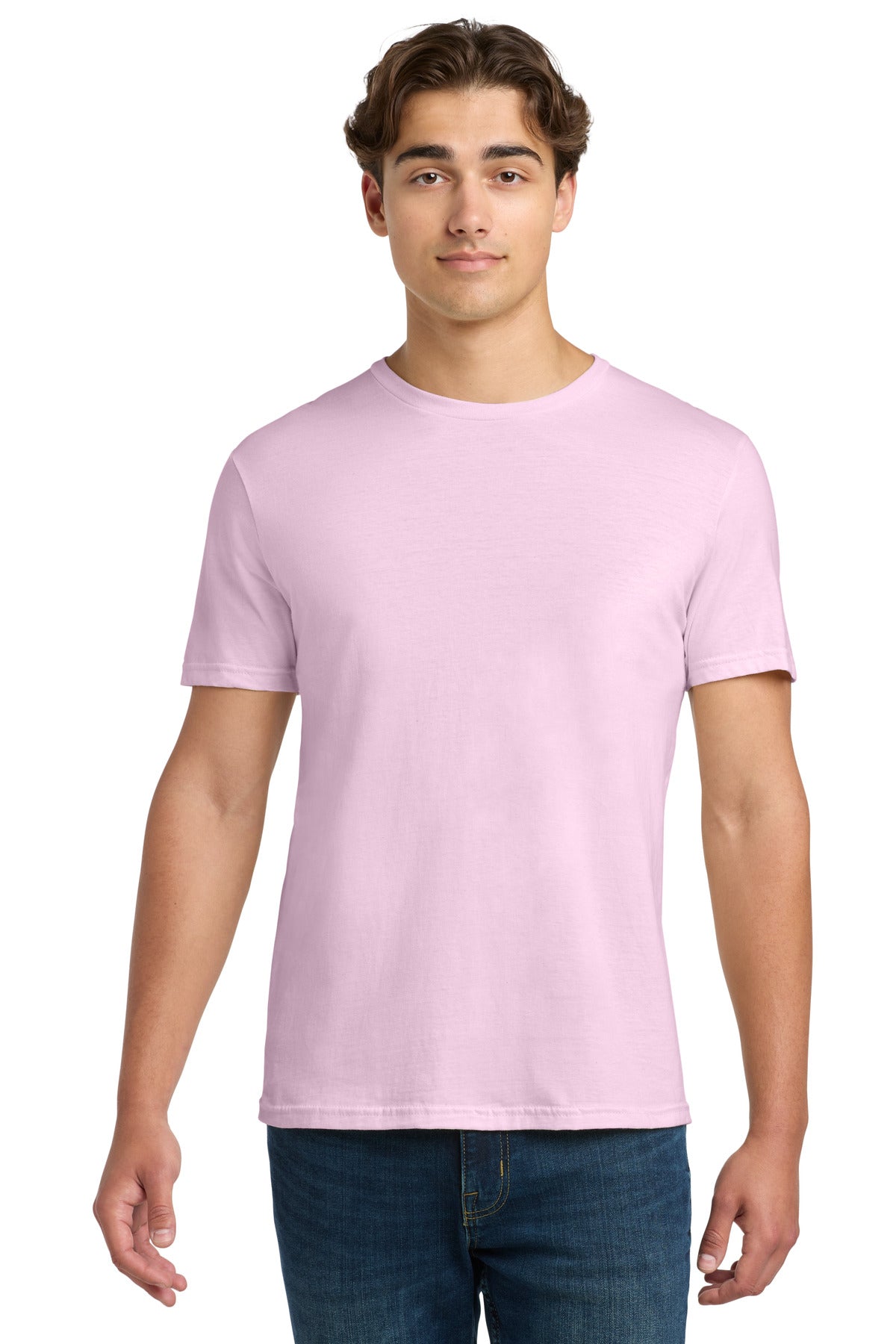 Custom logo Gildan Softstyle® T-Shirt. 64000 in Light Pink