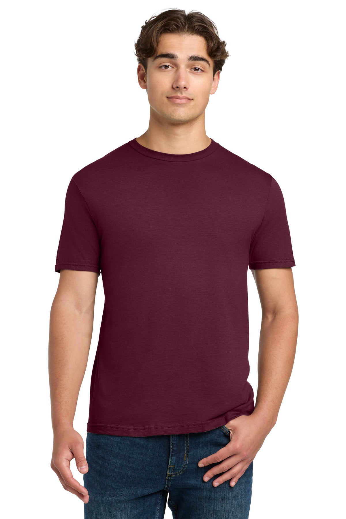 Custom logo Gildan Softstyle® T-Shirt. 64000 in Maroon