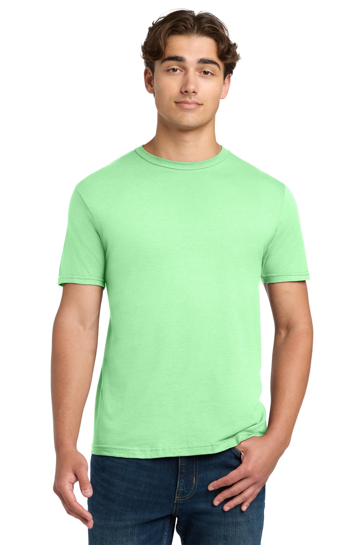 Custom logo Gildan Softstyle® T-Shirt. 64000 in Mint Green