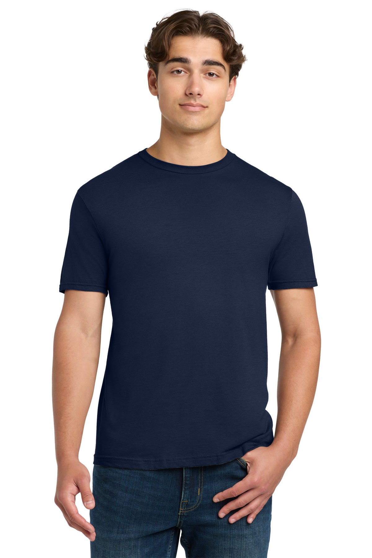 Custom logo Gildan Softstyle® T-Shirt. 64000 in Navy