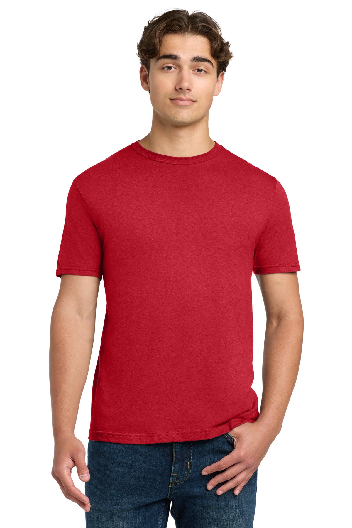 Custom logo Gildan Softstyle® T-Shirt. 64000 in Red